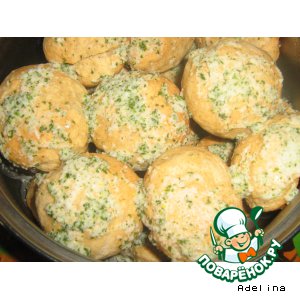 Пампушки чесночные