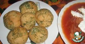 Пампушки чесночные