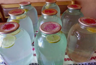 Березовый сок с апельсином