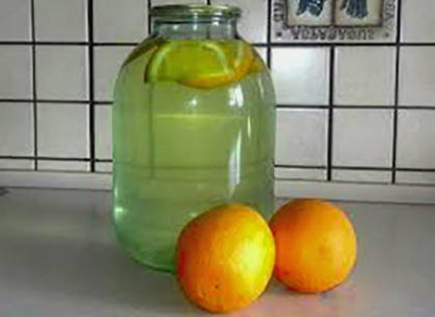 Березовый сок с апельсином