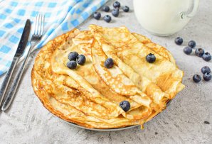 Блины на молоке 