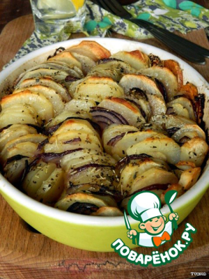 Запеченный картофель "Криспи гратин"